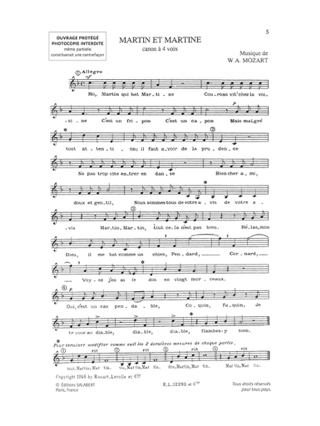 Choeurs Faciles Pour Enfants A Voix Egales - MOZART / SCHUMANN